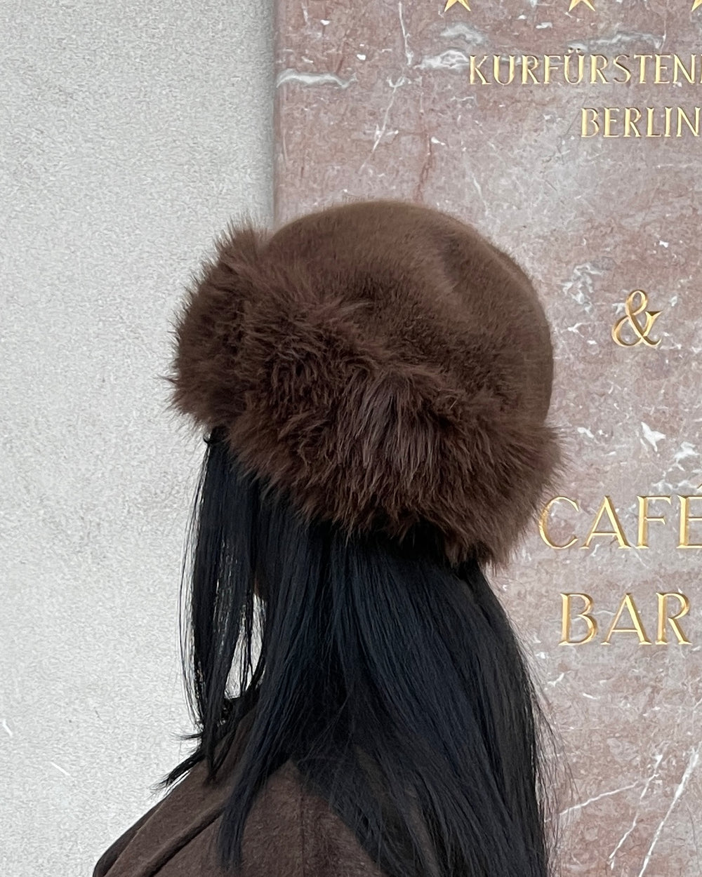 Gigié Echtfell Mütze