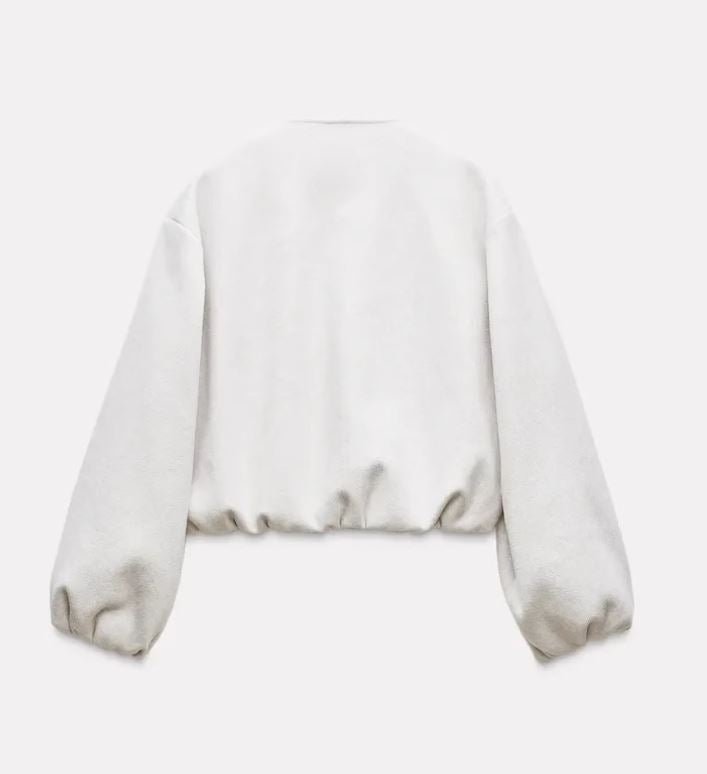 Suvianó Cropped Bomber Jacke