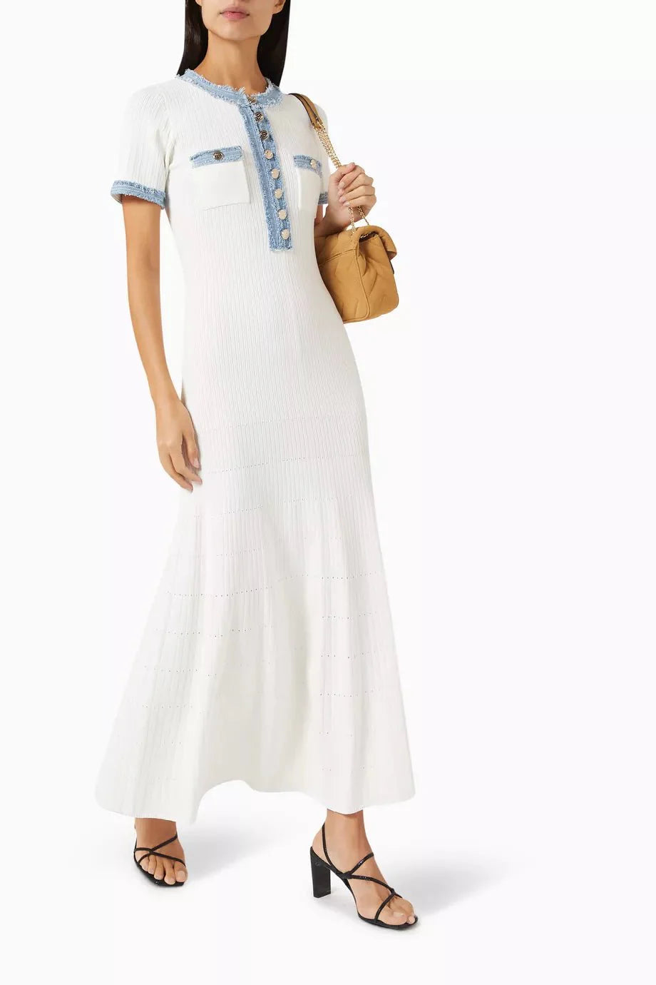 LÁ BELLE Blanche Denim Dress