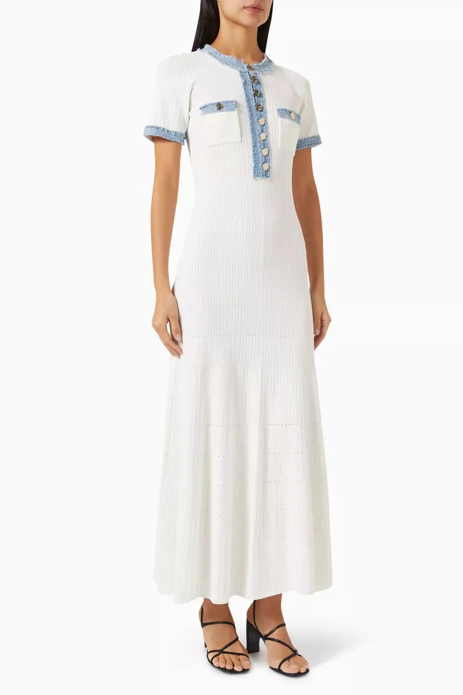 LÁ BELLE Blanche Denim Dress