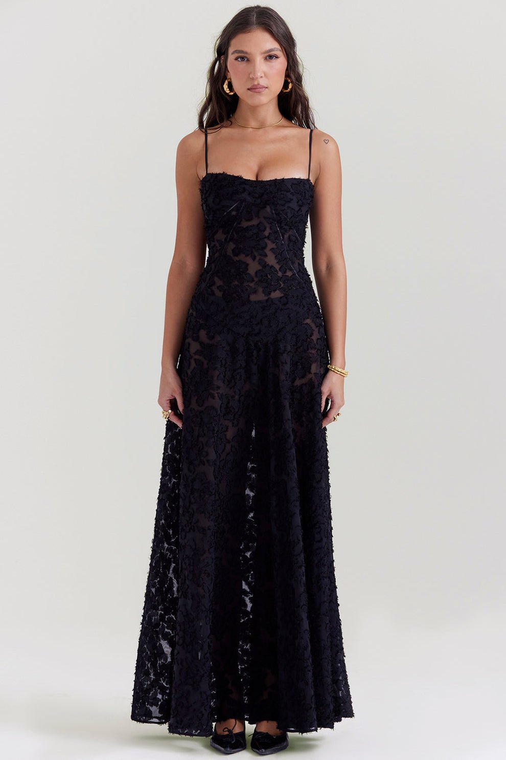 Céleste Rosace Maxi Dress