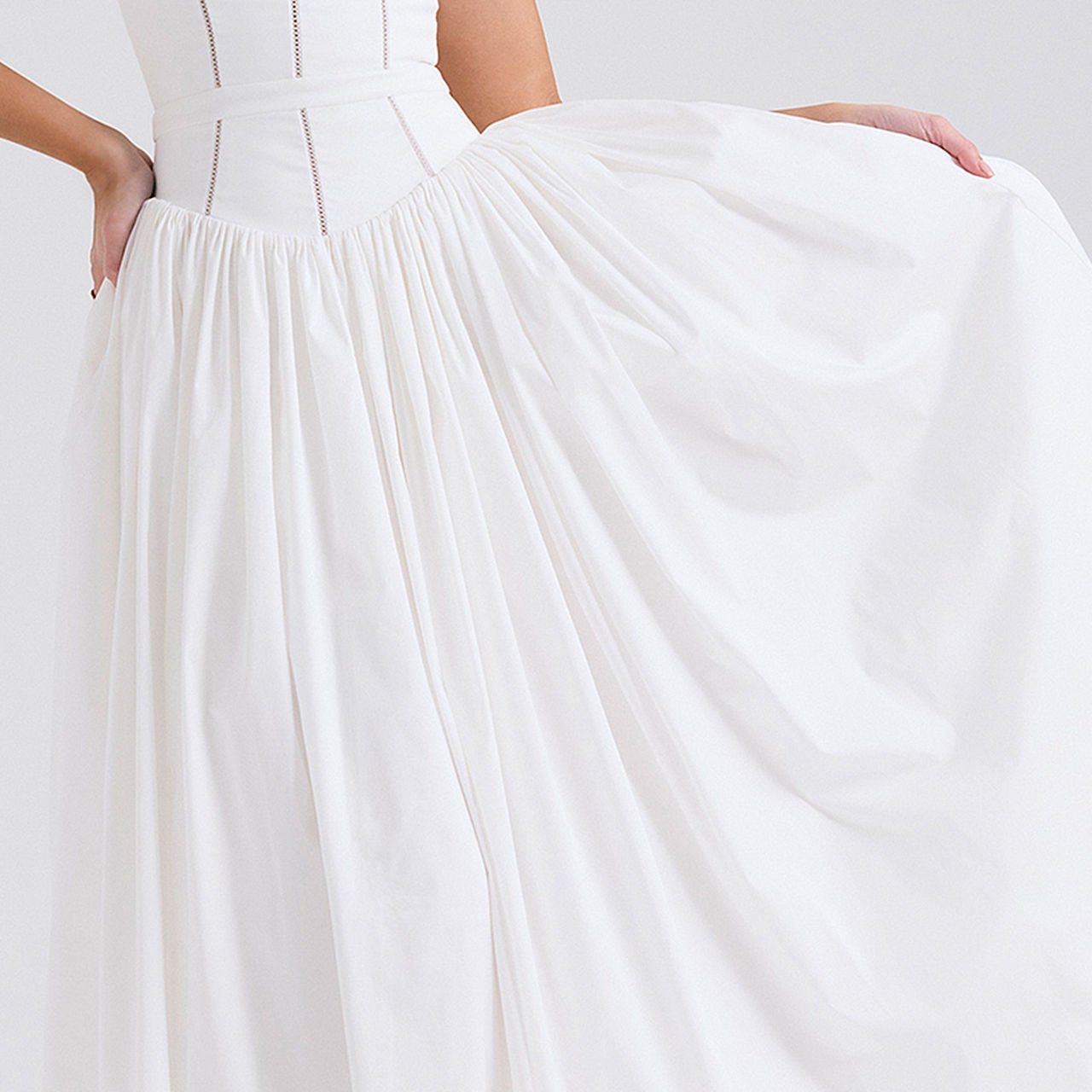 Velnoir™ Seraphina Corsage Midi Dress