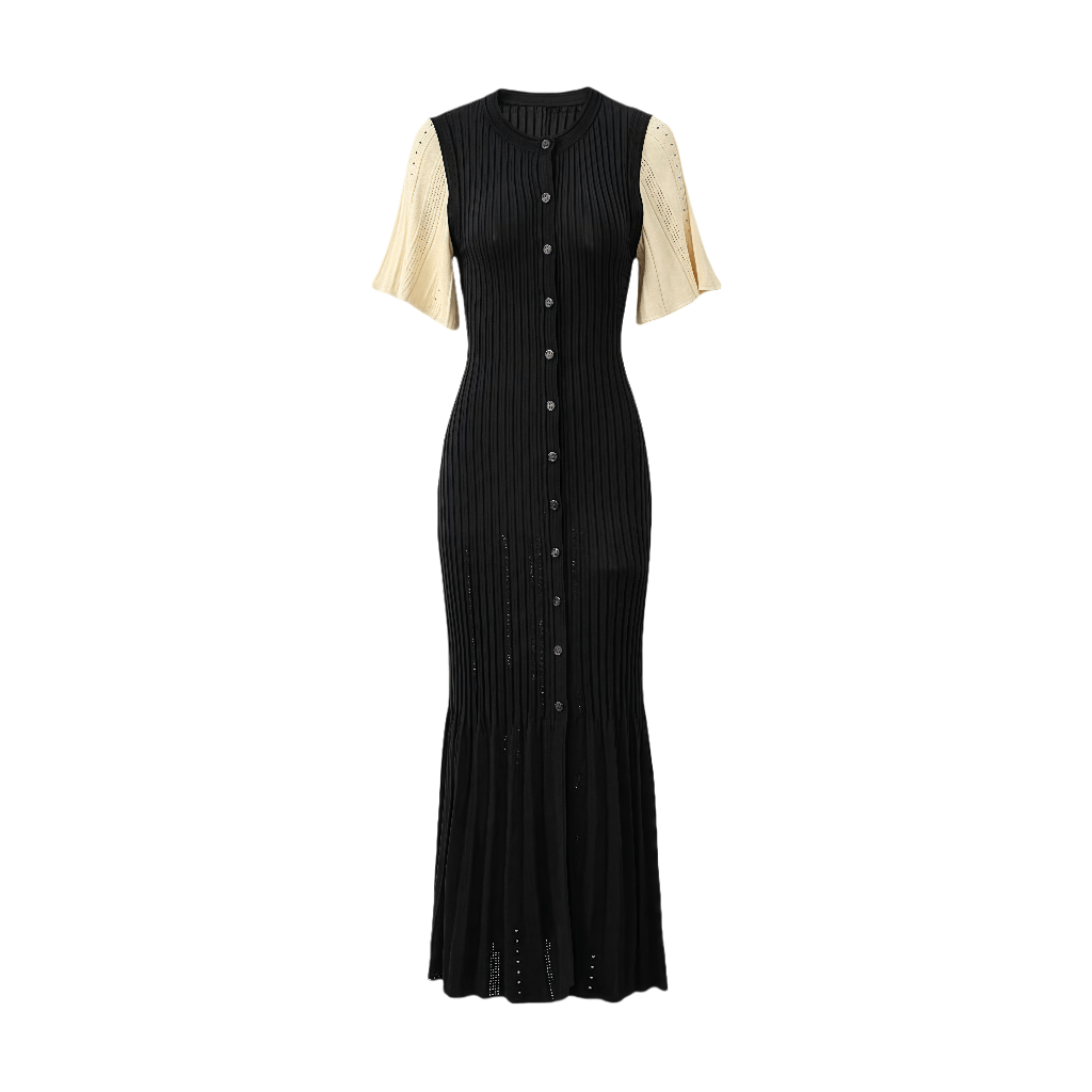 LÁ BELLE  Soléne Flouncé Dress