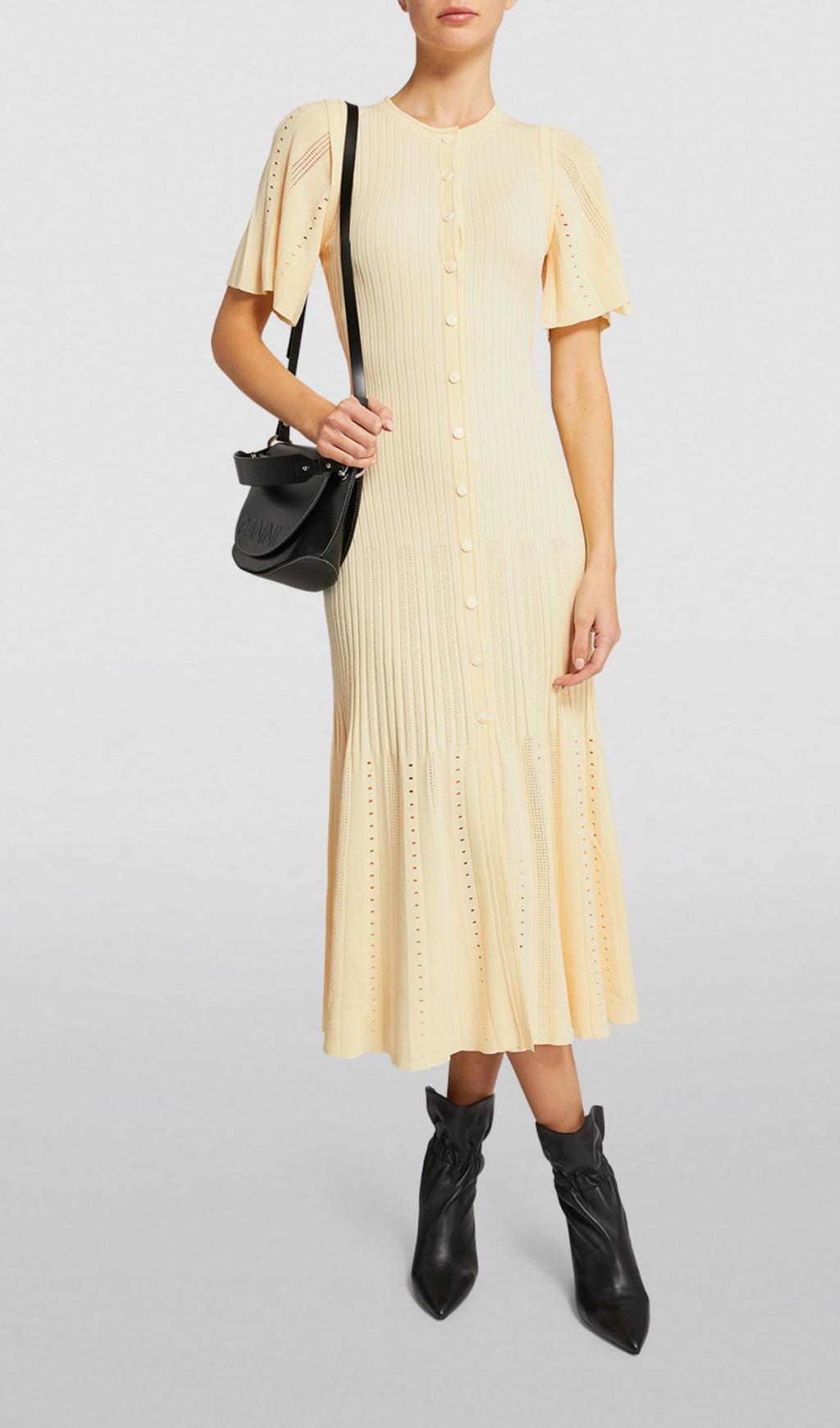 LÁ BELLE  Soléne Flouncé Dress