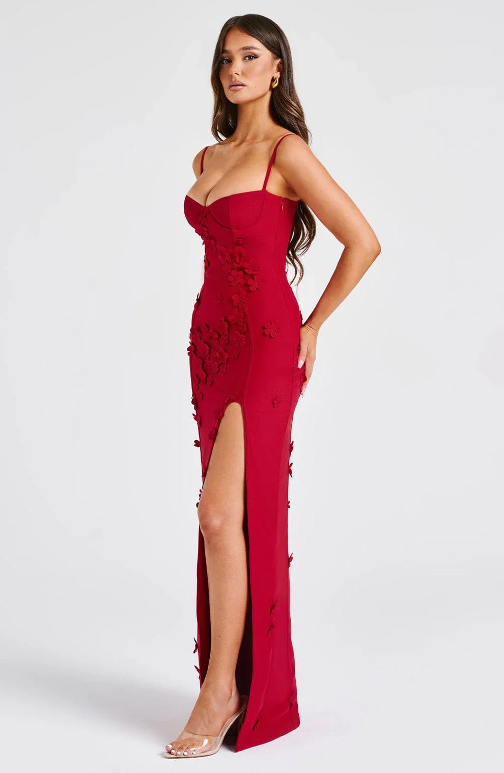 LÁ BELLE Valmont Fleurée Maxi Dress