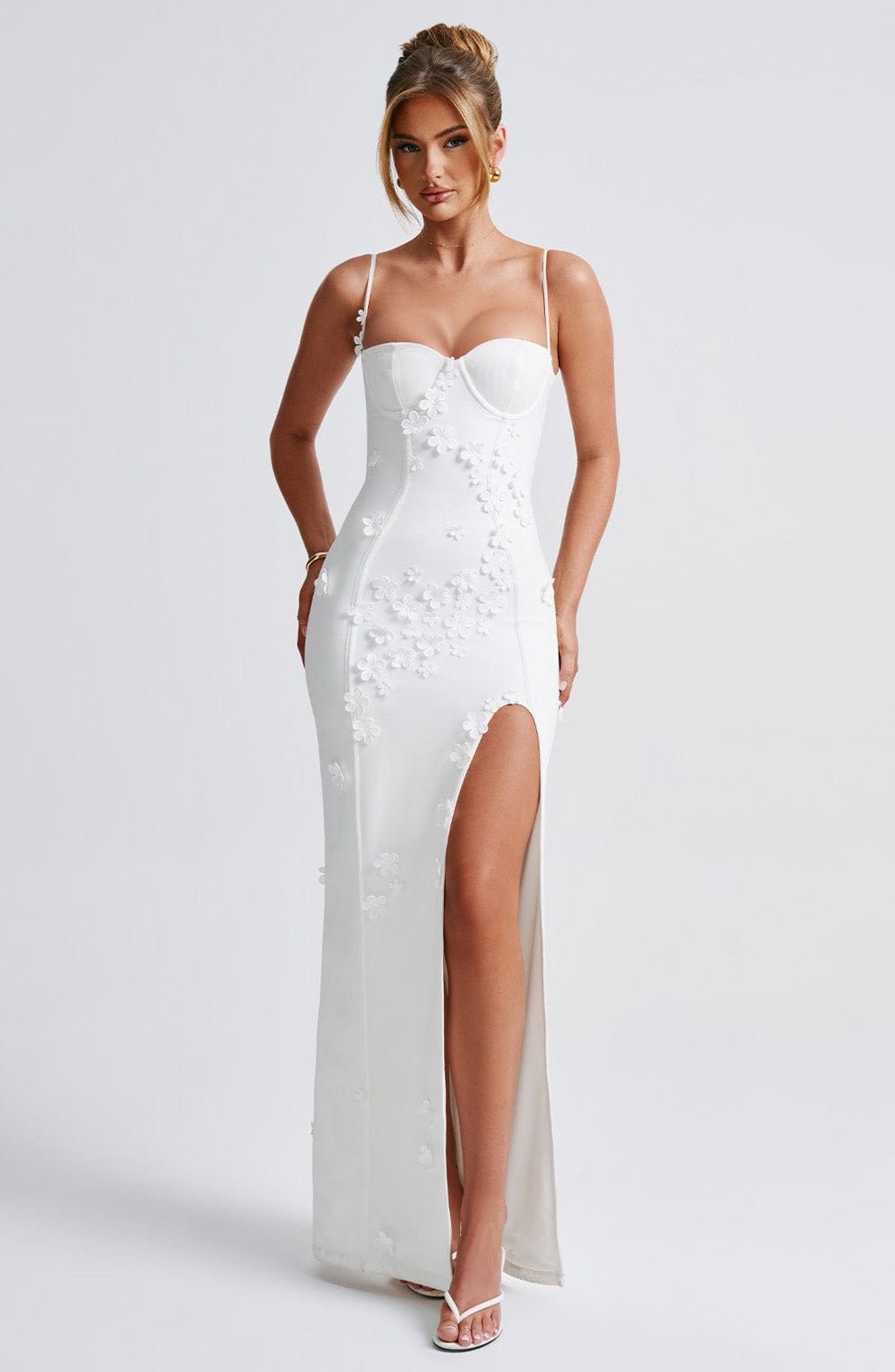 LÁ BELLE Valmont Fleurée Maxi Dress