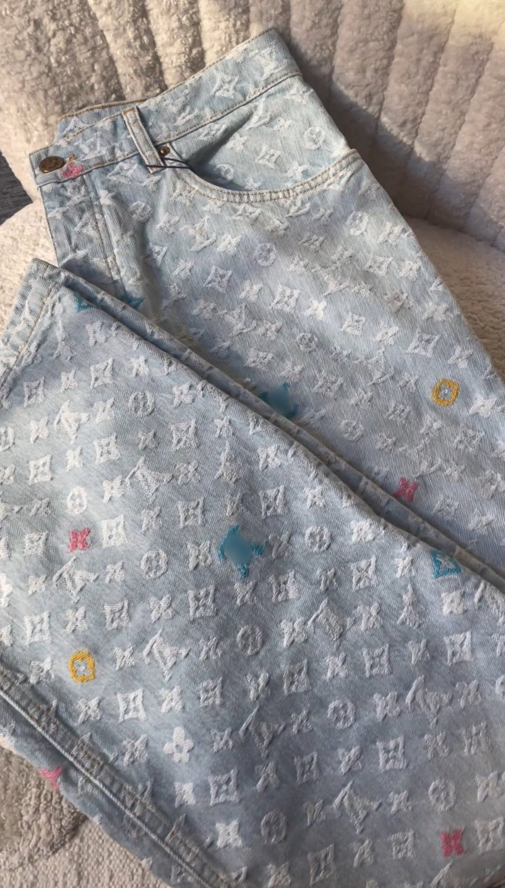 LV Monogram jeans
