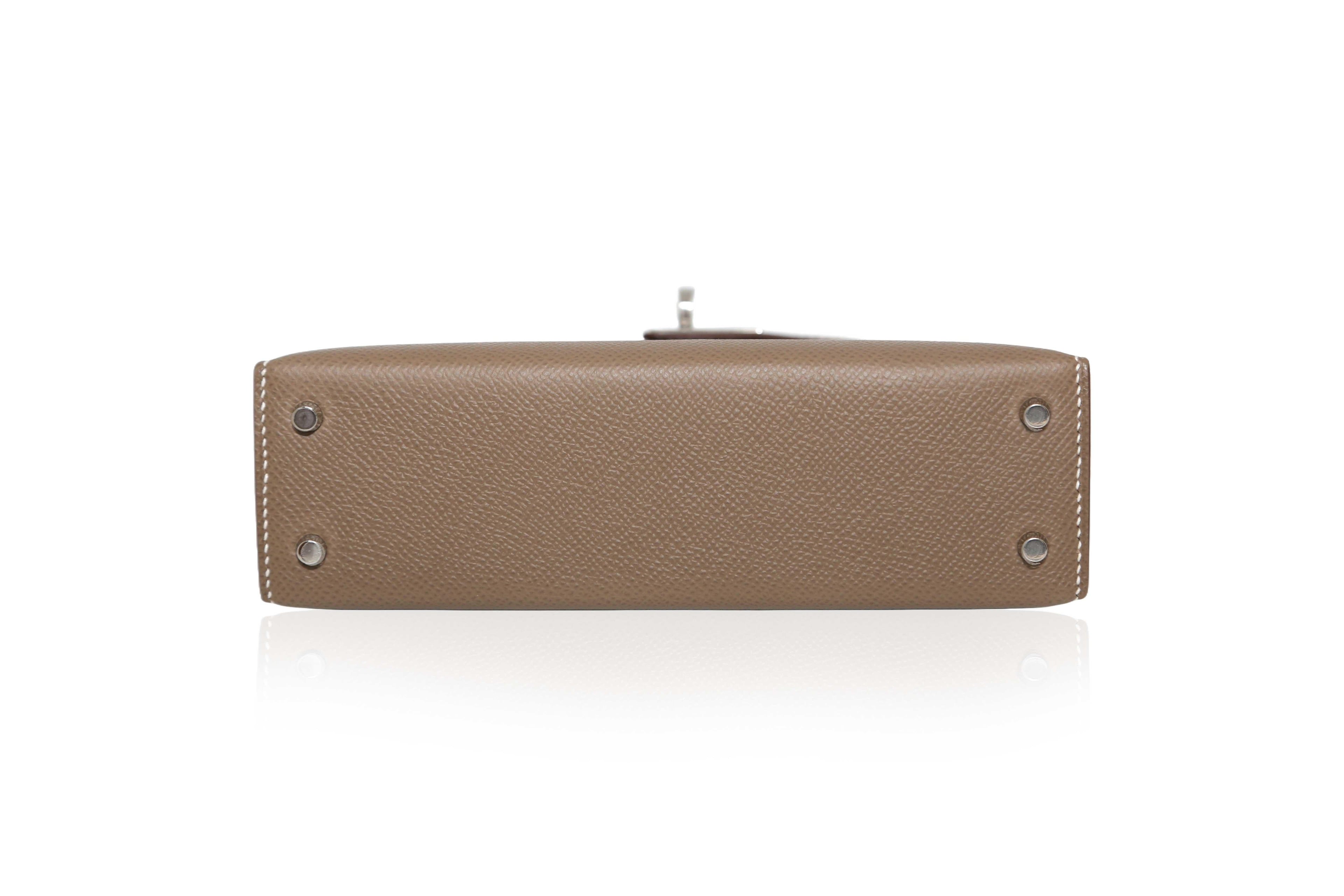 Mini Kelly II 20 Sellier Chevre