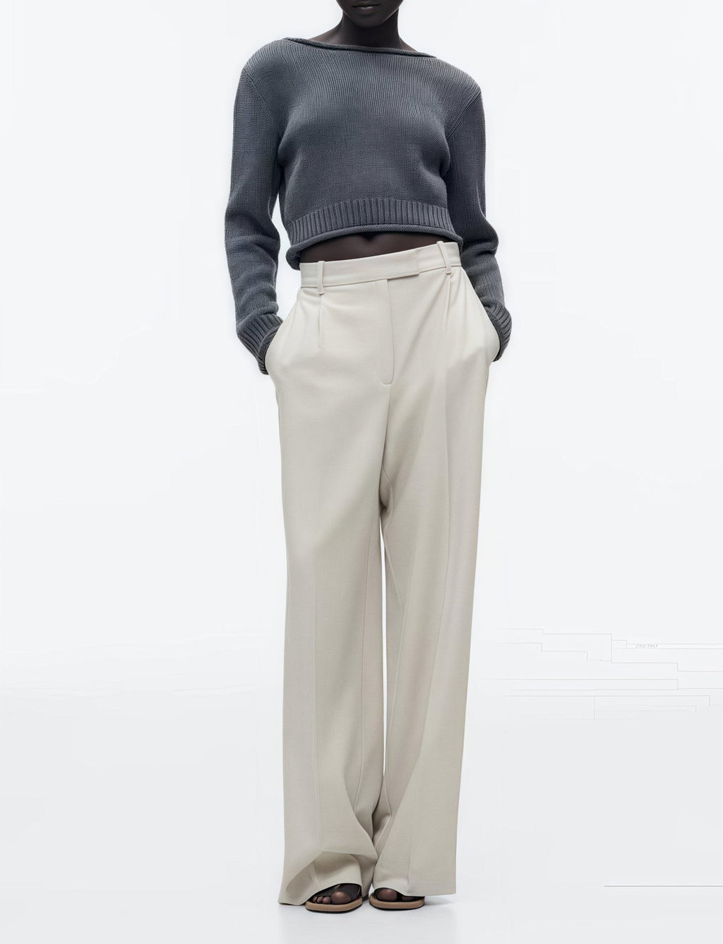 Créme Pantalon Hose