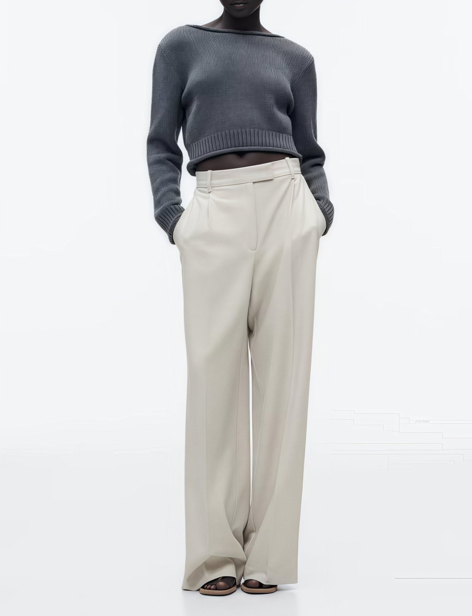 Créme Pantalon Hose