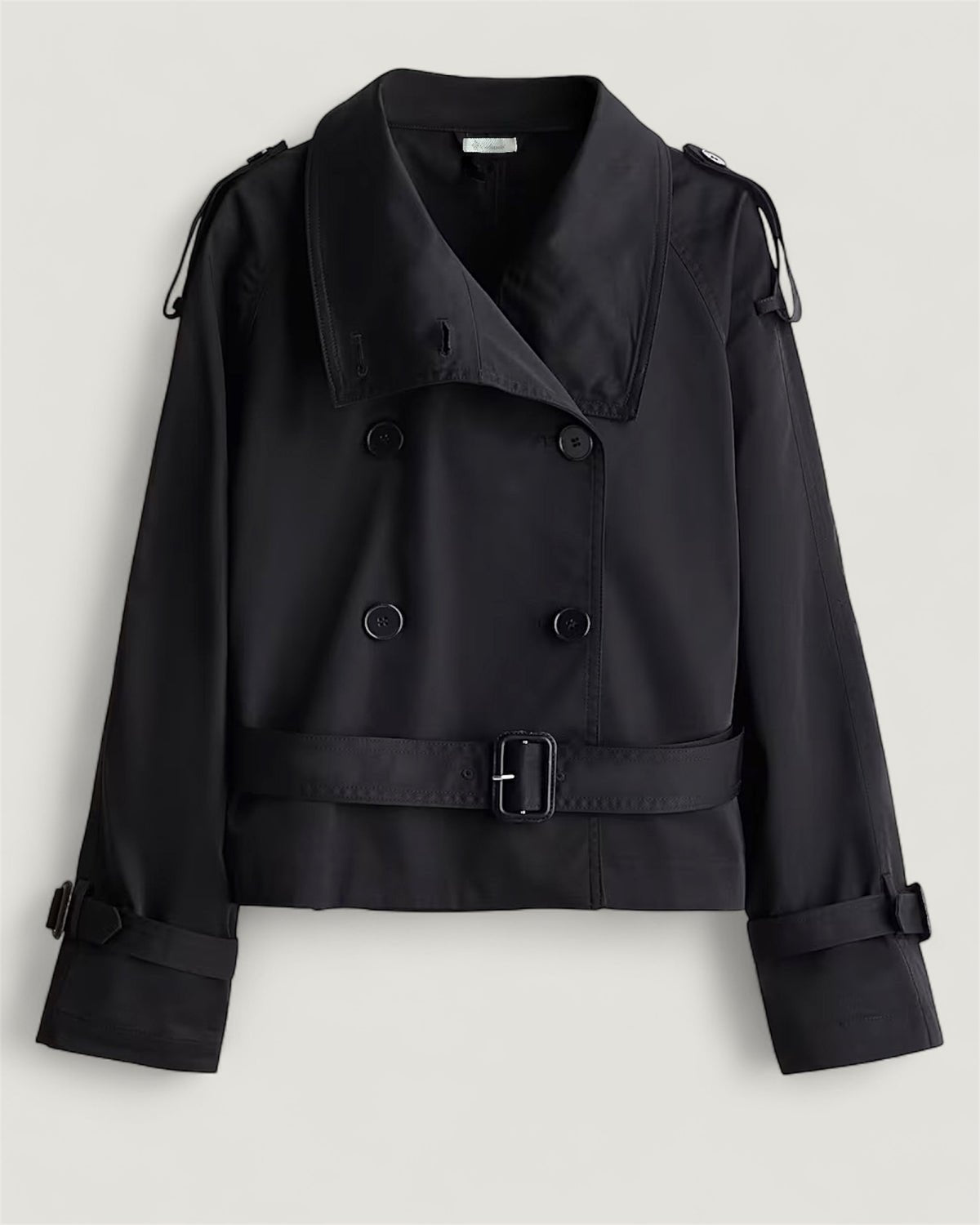 Cropped Trench Croisé Jacke