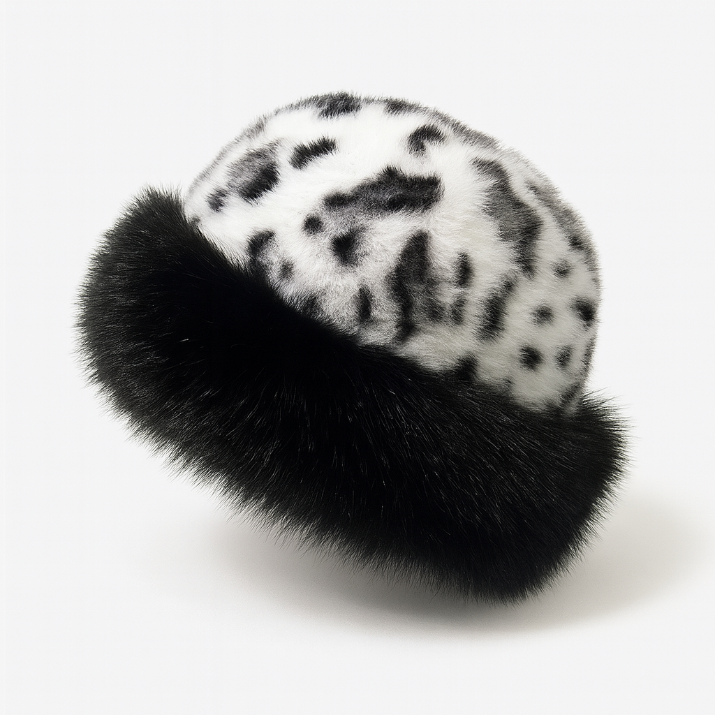 Leopá Echtfell Mütze