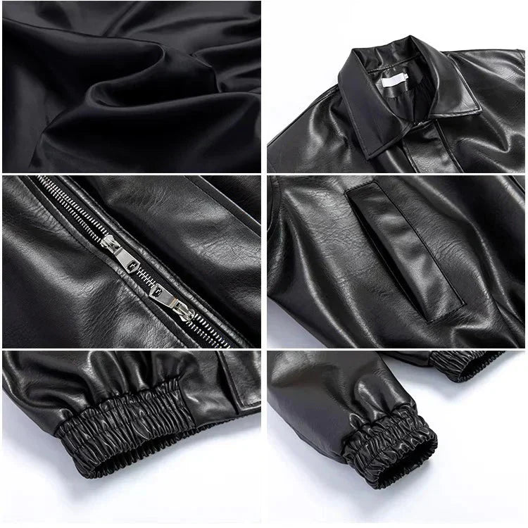 Nesuré Patax Leder Bomberjacke