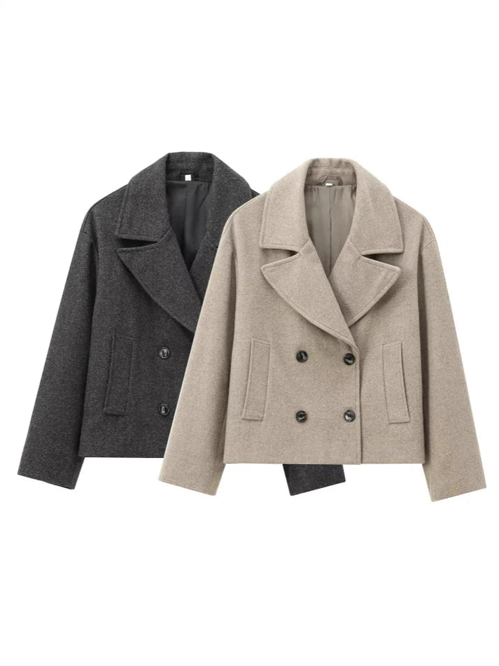 Peacoat – Taupe Mélange