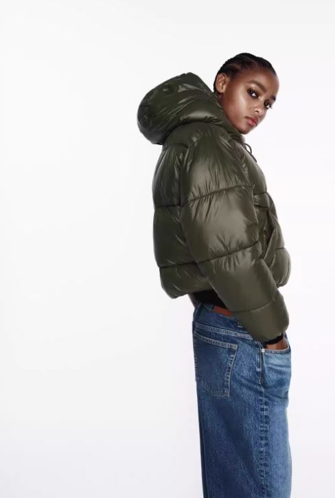 Virale Cropped Puffer