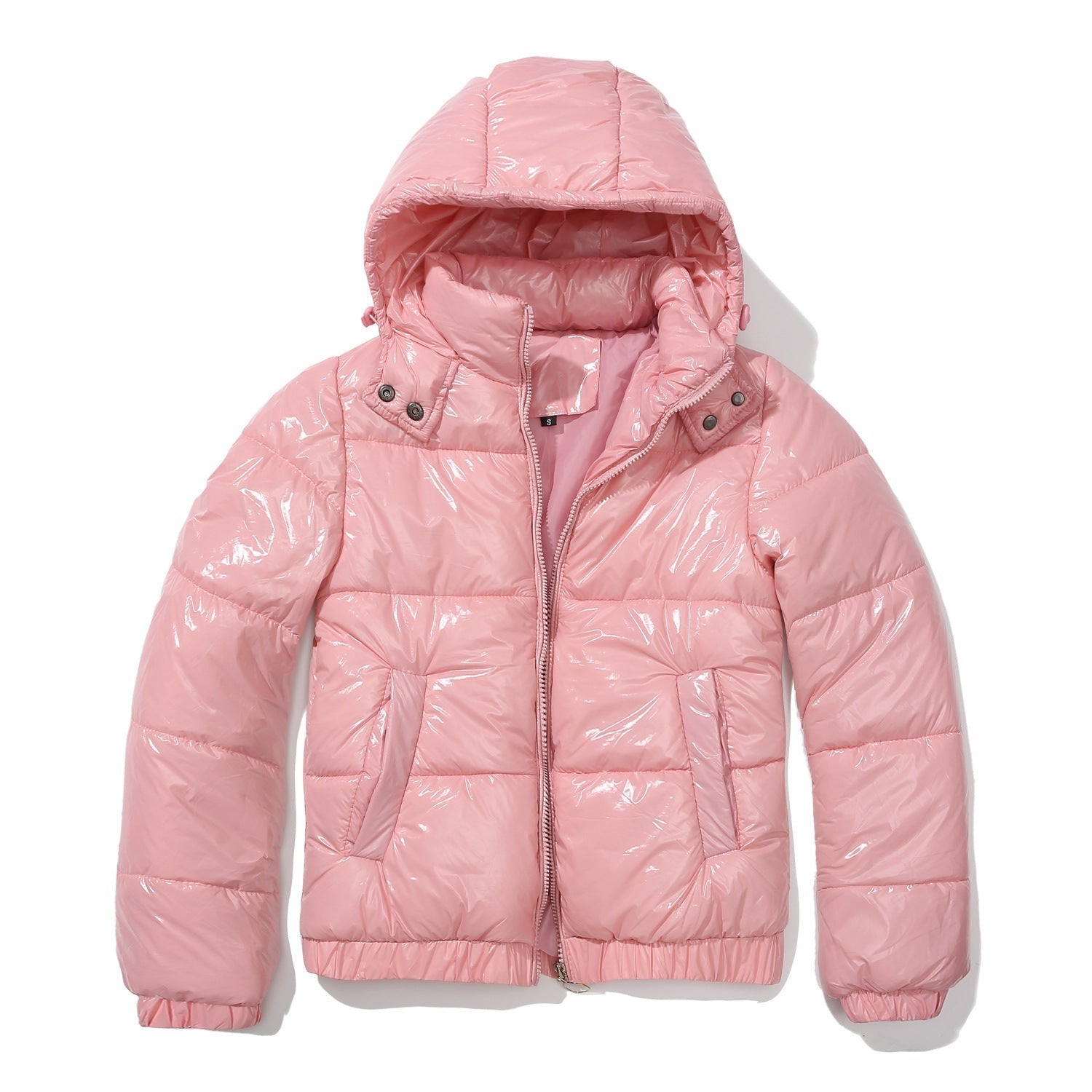 Rosé Goose Puffer Jacke