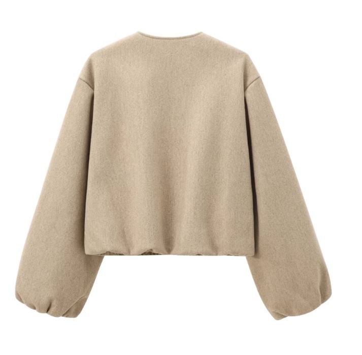 Suvianó Cropped Bomber Jacke