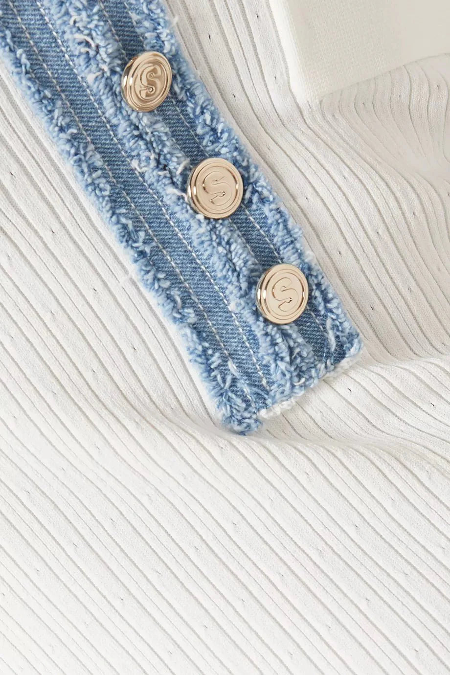 LÁ BELLE Blanche Denim Dress