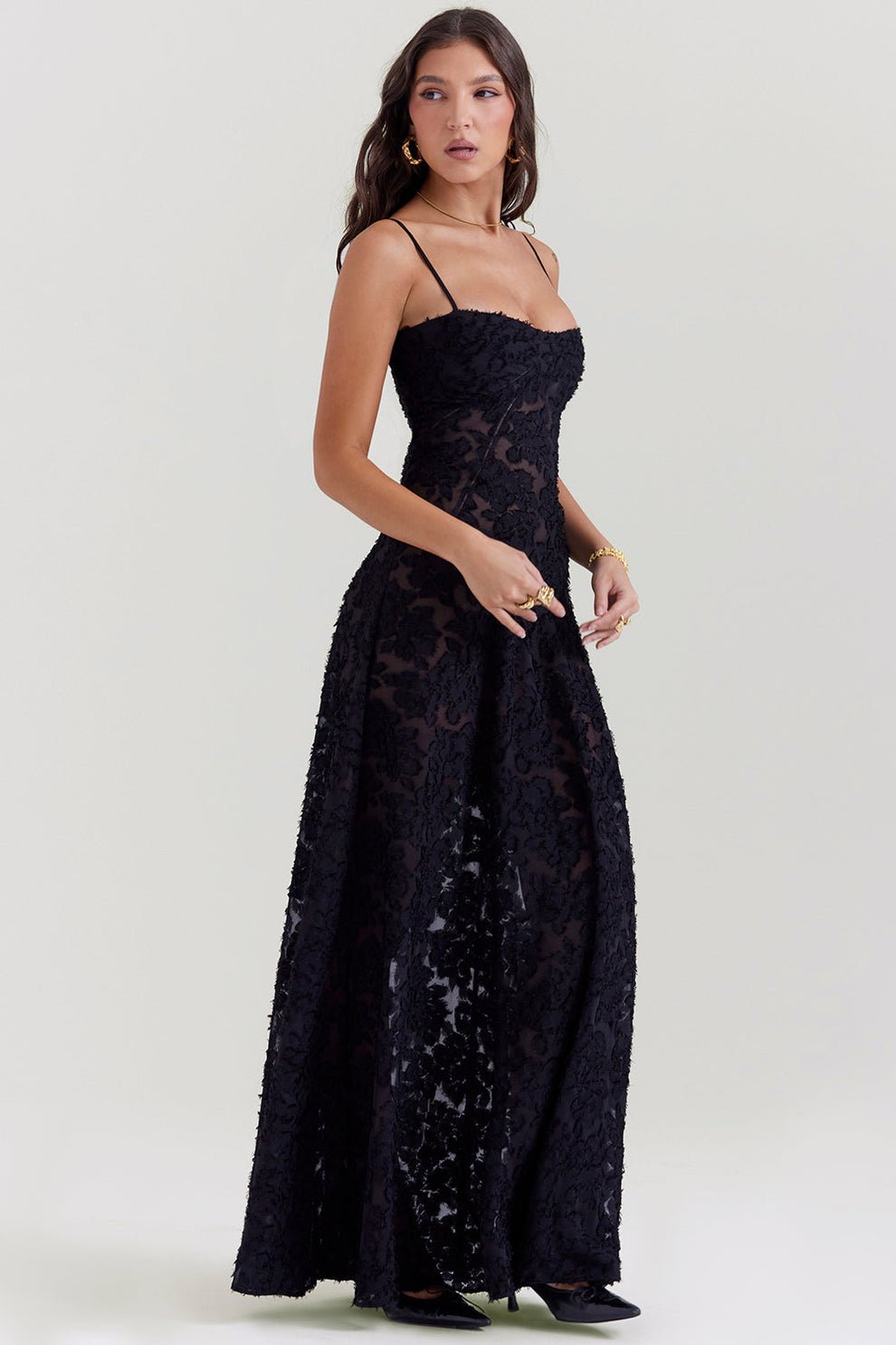 Céleste Rosace Maxi Dress