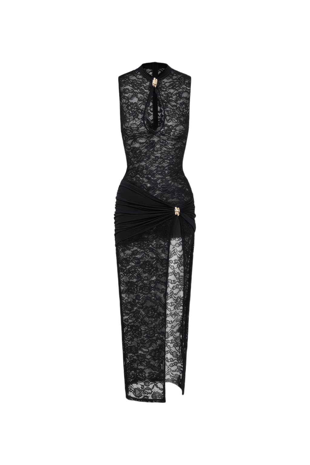 Velnoir™ Dentelle Siréne Maxi Dress