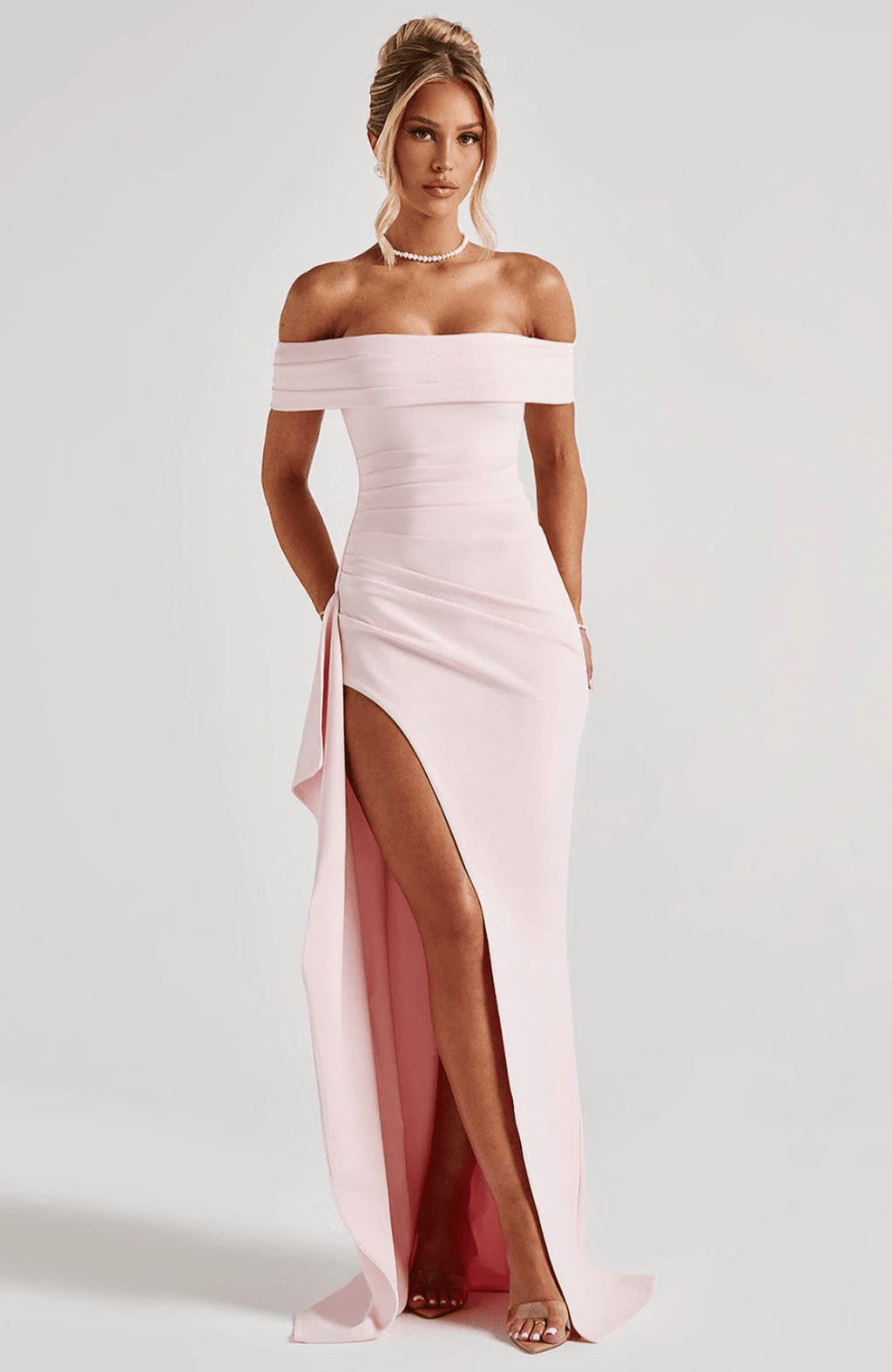 Velnoir™ Isadora Rosée Maxi Dress