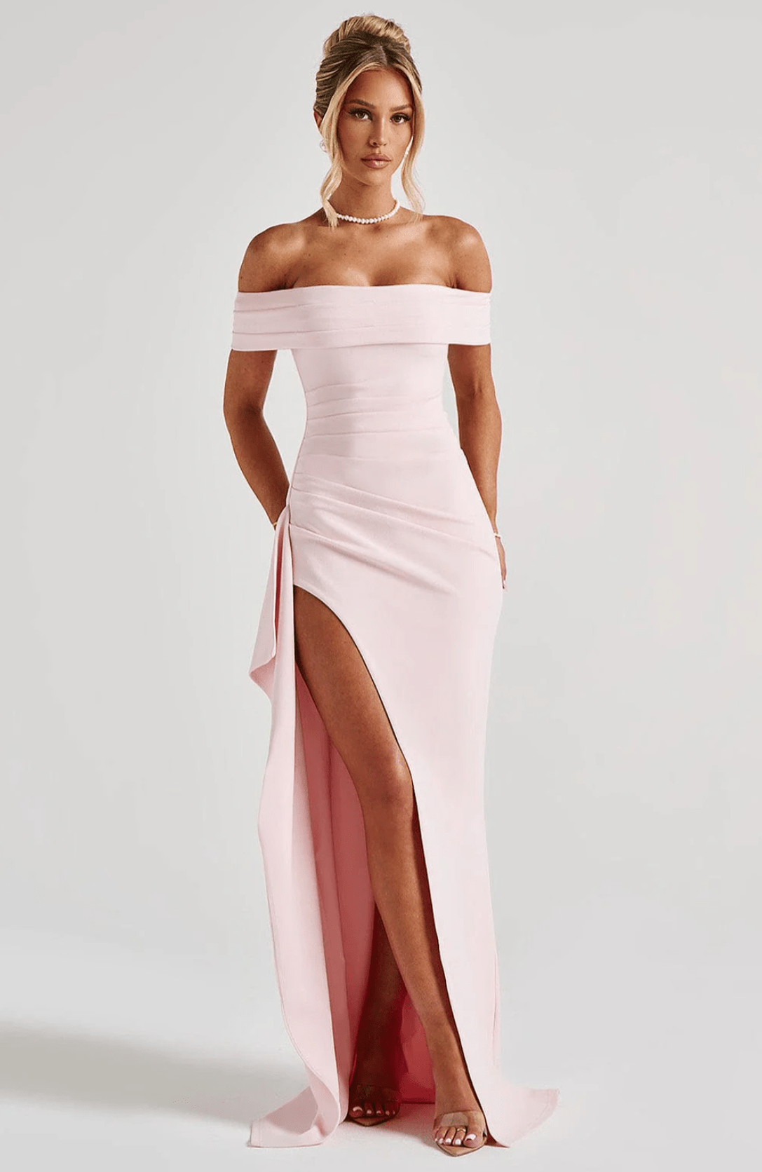 Velnoir™ Isadora Rosée Maxi Dress