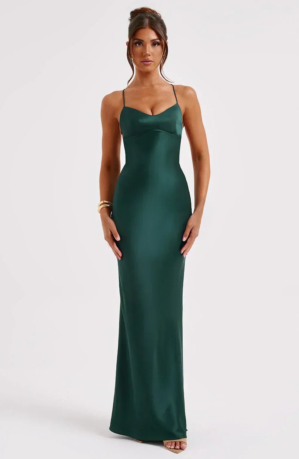 Velnoir™ L'Allure Saphire Maxi Dress