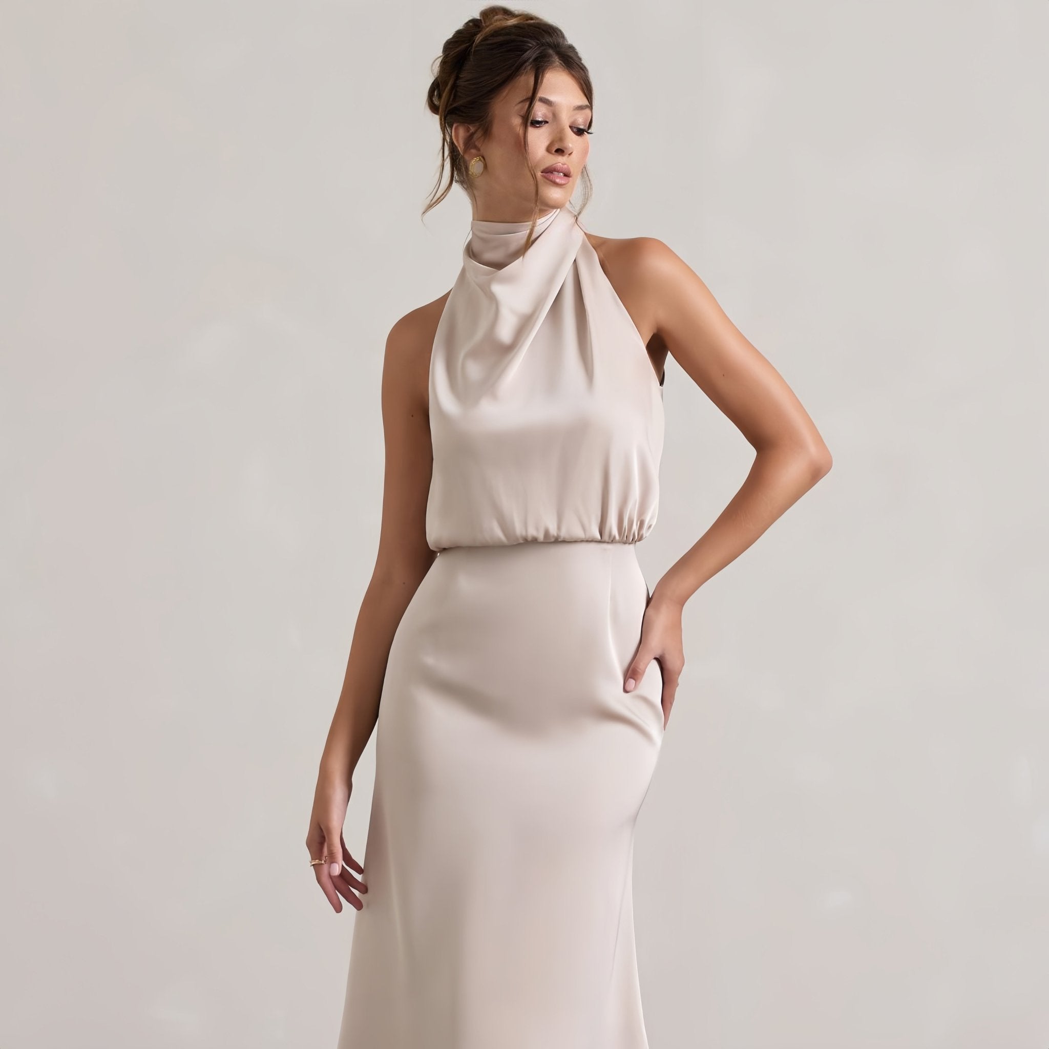 LÁ BELLE Lumiére Sablé Maxi Dress