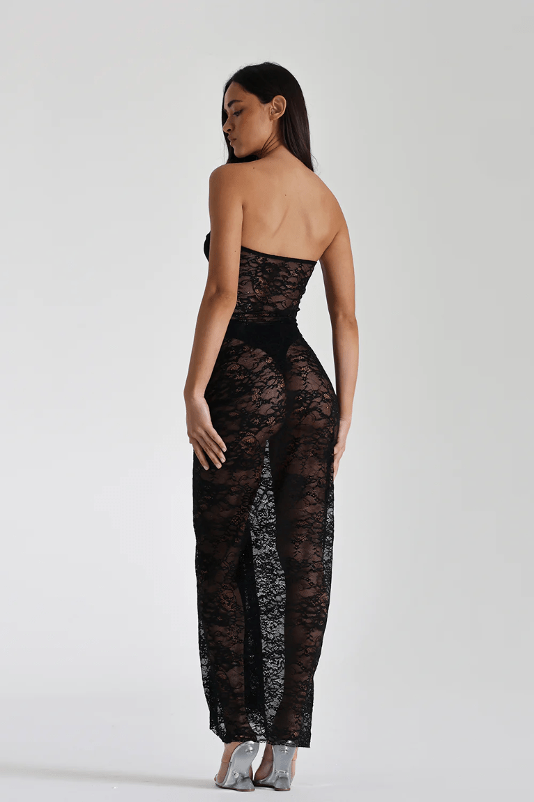 LÁ BELLE Ombre de Rose Maxi Dress