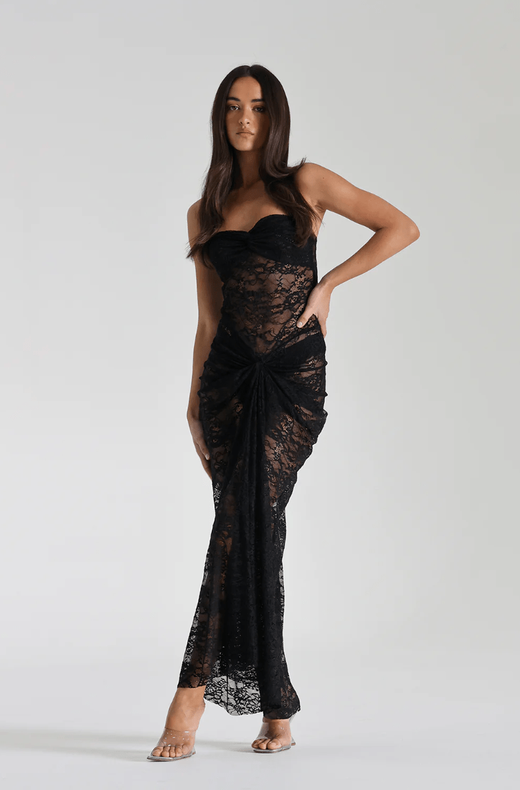 LÁ BELLE Ombre de Rose Maxi Dress