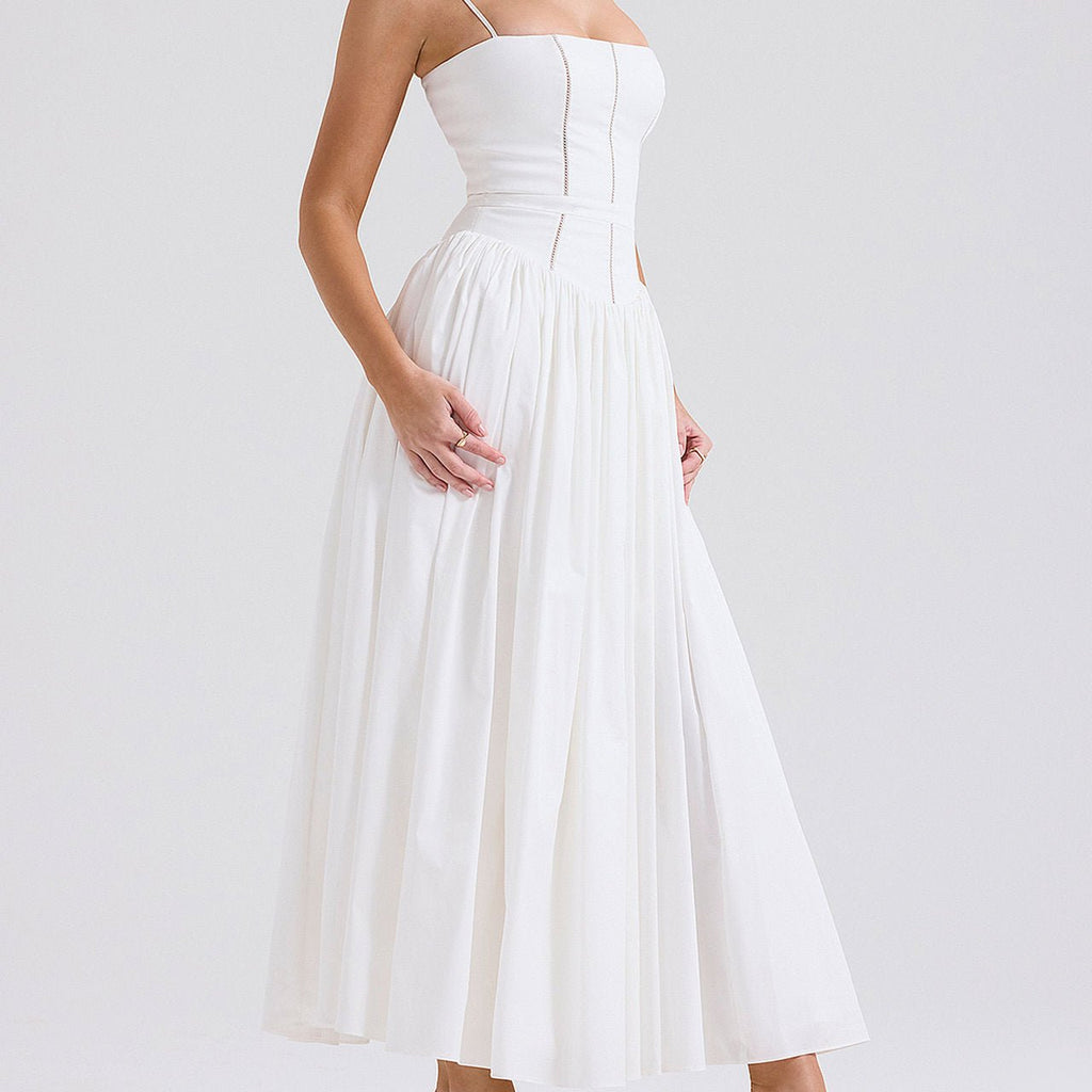 Velnoir™ Seraphina Corsage Midi Dress