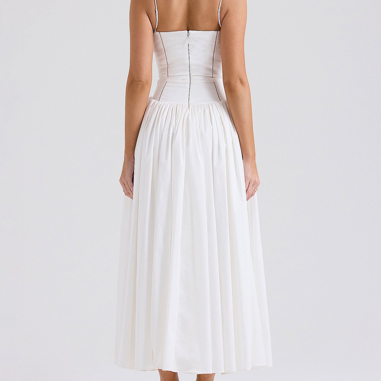 Velnoir™ Seraphina Corsage Midi Dress