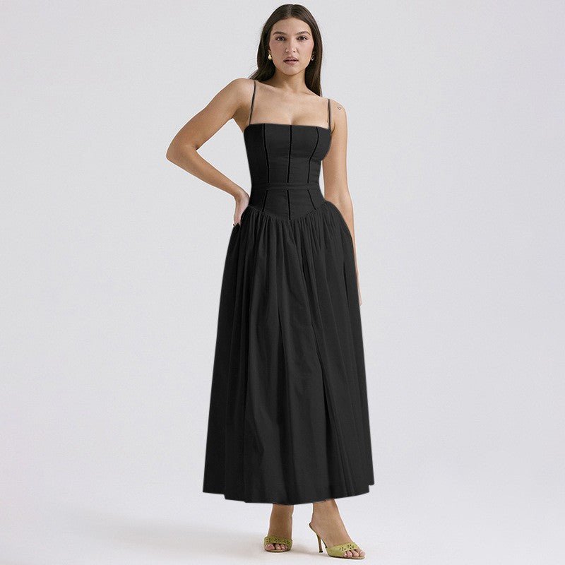 Velnoir™ Seraphina Corsage Midi Dress