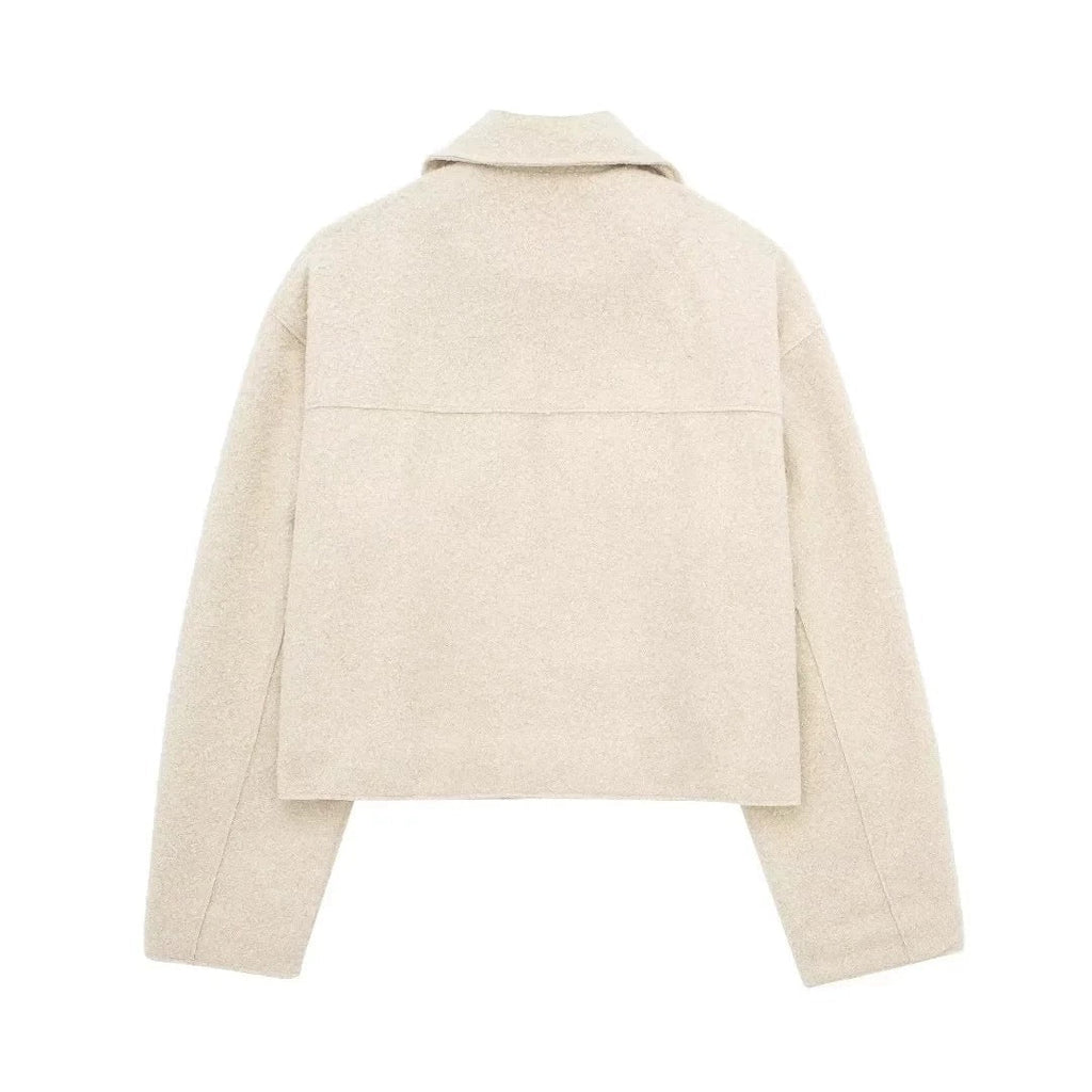 Woulrés Wollen Bomber Jacke